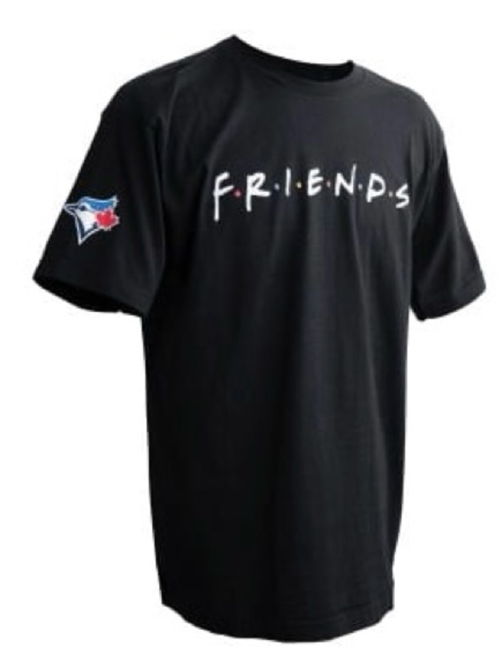 New Men’s XL Toronto Blue Jays SGA Sitcom Night Friends Black Short Sleeve Tee